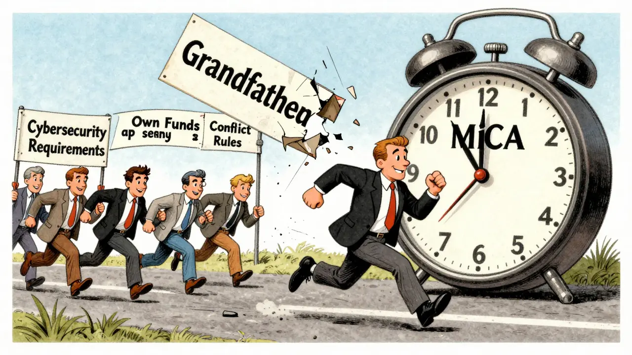 A crypto entrepreneur racing against a giant clock, dodging regulatory hurdles while competitors win.