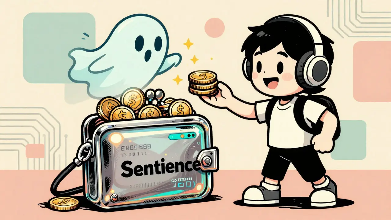 Retro-style wallet filling up with digital gaming rewards