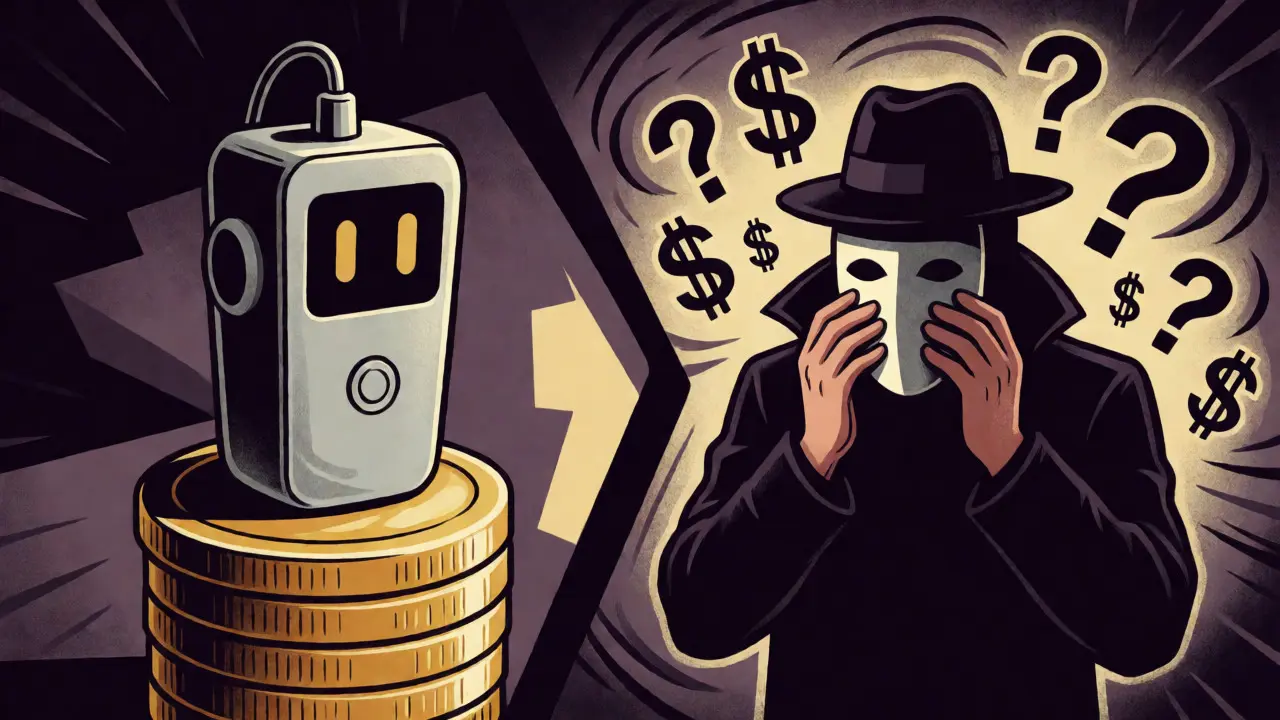 Split view of efficient trading versus risky proxy manipulation