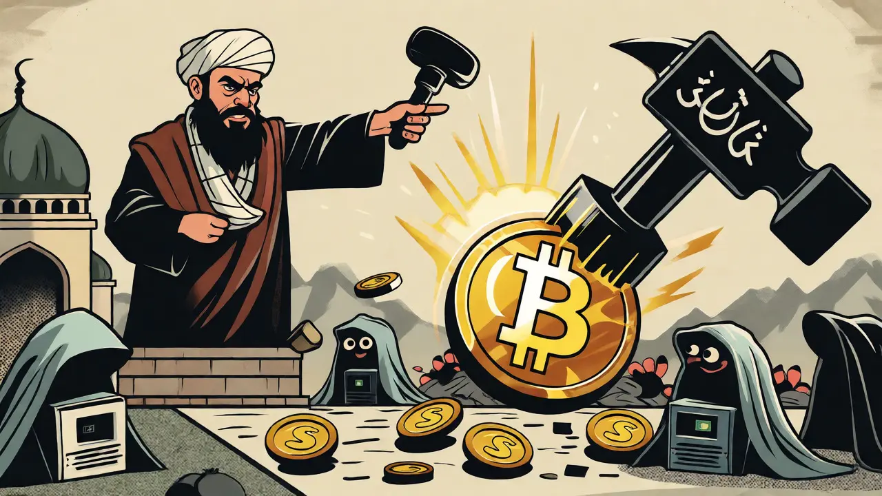 Taliban smashing Bitcoin with a religious decree